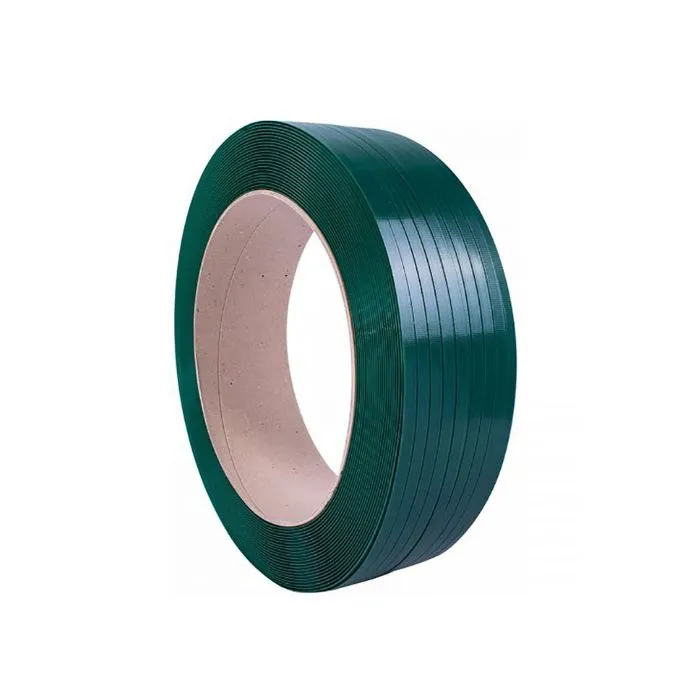 feuillard PET vert 12mm pour cerclage industriel