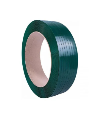 feuillard PET vert 16mm pour cerclage industriel au Maroc